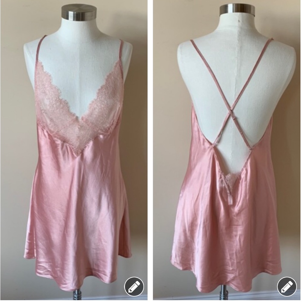 Victoria’s Secret sheer lace bodice slip